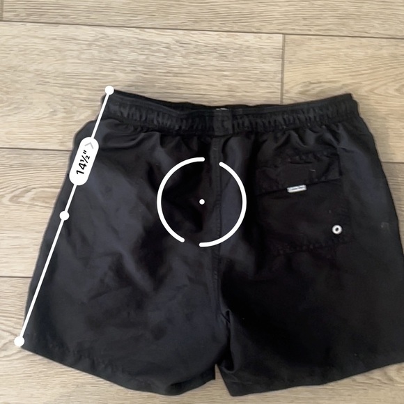 Calvin Klein medium Black Men's swim shorts swim trunks with pockets - Picture 8 of 8